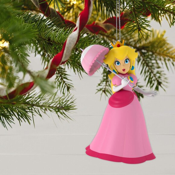New! Princess Peach Super Mario Bros. Hallmark Keepsake Christmas Ornament 2019 - Picture 5 of 5